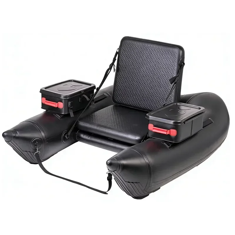 Eco-friendly U Shape Anglers Stable Raft Portable Comfort Seat Heavy-Duty Drawstring Material Inflatable Fishing Boat