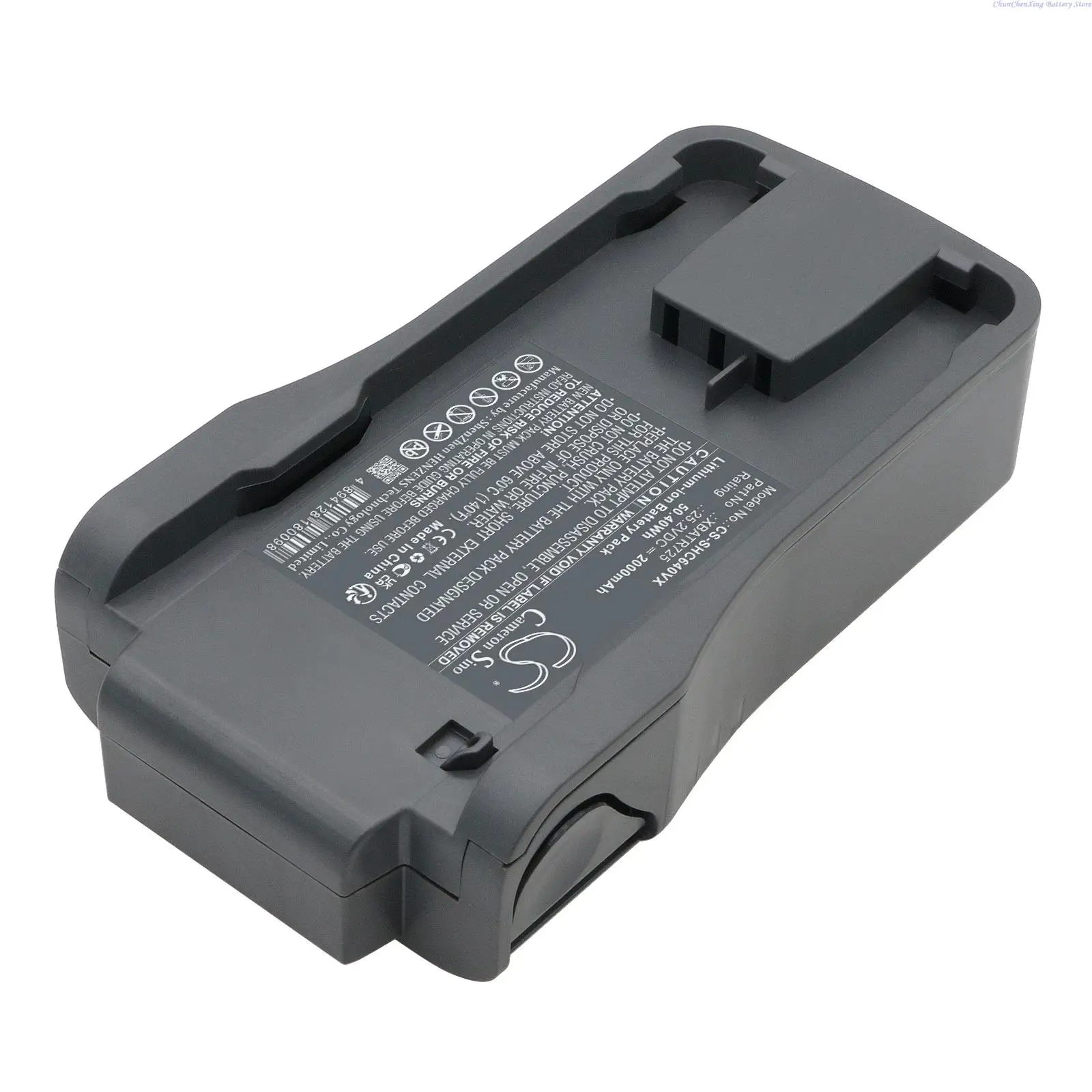 2000mAh Vacuum Cleaner Battery XBATR725 for Shark IZ662H,IZ640H,IZ300UK,IZ300UKT,IZ300UKTDB,IZ320UK,IZ320UKT