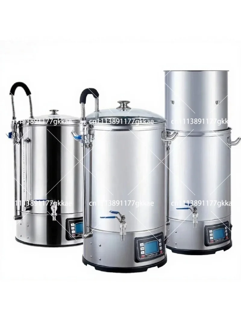 60L Stainless Steel Electric All-in-One Beer Brewing System for Home Mashing and Micro Brewing