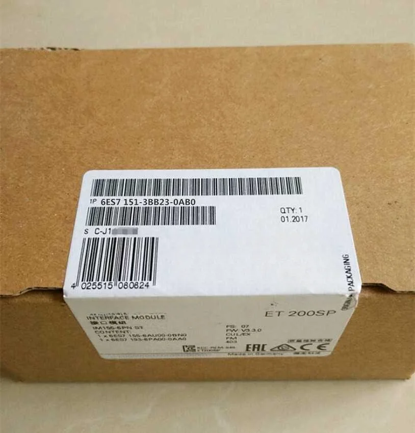 

New For 6ES7 151-3BB23-0AB0 Interface Module 6ES7151-3BB23-0AB0 in Box