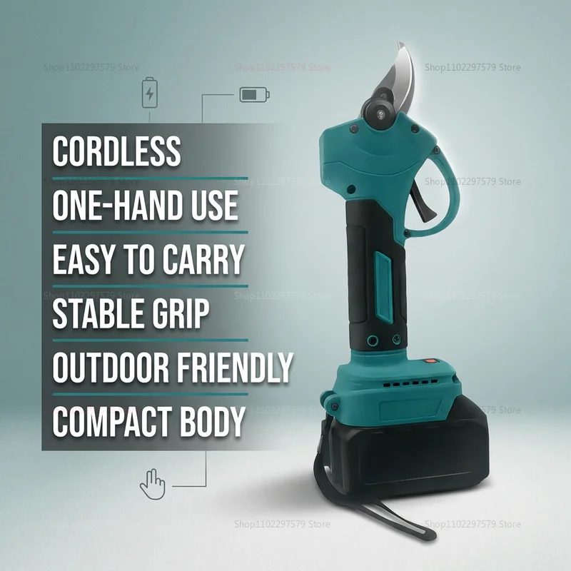 Heavy Equipment Electrician - Cordless Electric Pruning Shears Battery Powered
