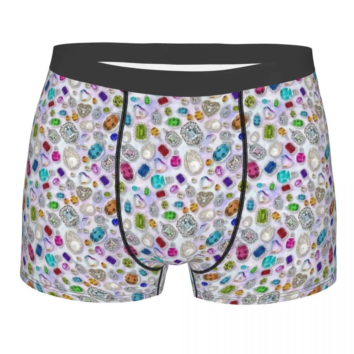 Custom Male Novelty Disney Cartoon Jewelpet Sanrio Japanese Anime Underwear Boxer Briefs Stretch Shorts Panties Underpants