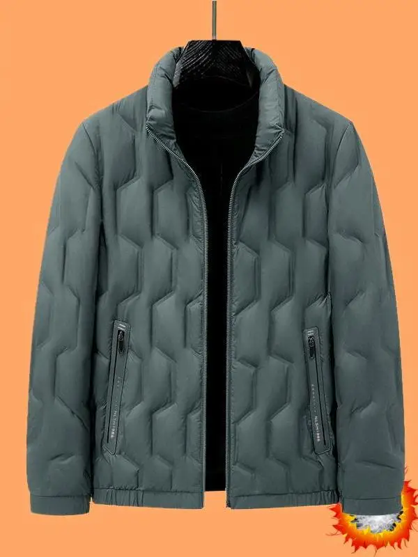 

Мужская легкая зимняя куртка с воротником-стойкой, класса люкс, повседневная, новая, с наполнителем из 90% белого пуха, мягкая, удобная, для города и поездок