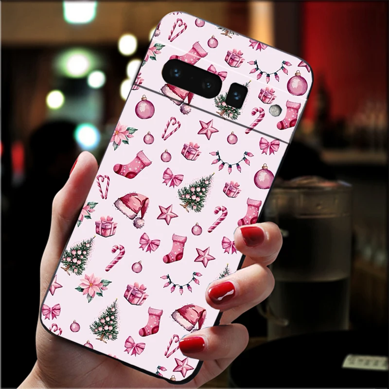 

Phone Case For Google Pixel 10 9 Pro XL 9A 8 7 6 Pro Pixel 8A 7A 6A Pixel 8 7 6 5 Christmas Deer Tree Case