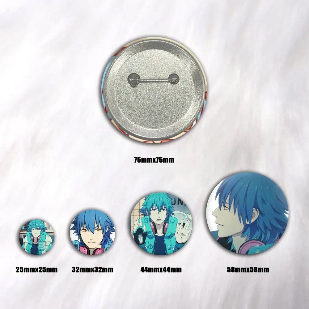 A-a-Aoba Seragaki D-DRAMAtical Cartoon Round Brooches On Backpack Jacket Acrylic Button Pins Collection Gifts