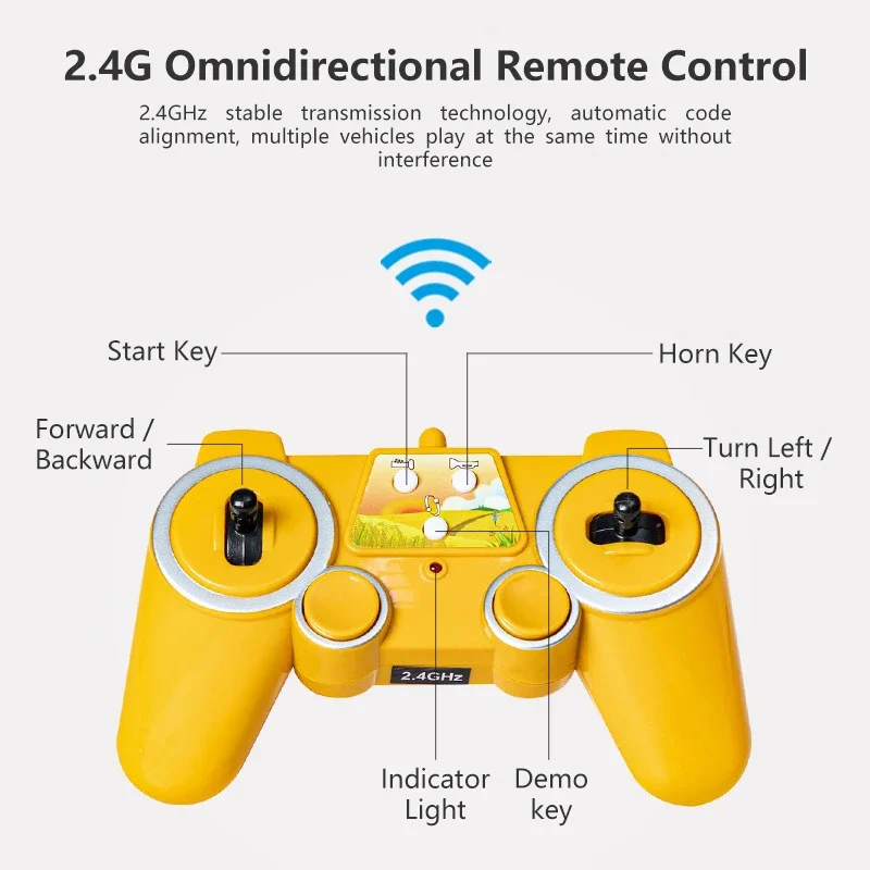 Dubbele E 1:16 RC Landbouwtractoren Trailer Radiogestuurde auto's Landbouw Simulator Auto Vrachtwagen Miniatuur Boer Diermodel Speelgoed Jongens