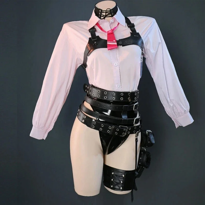 ​ Godin van de overwinning: Nikke Yuni sexy gevechtsuniform cosplayset met roze pruik anime replica kostuum voor Halloween, podium ​