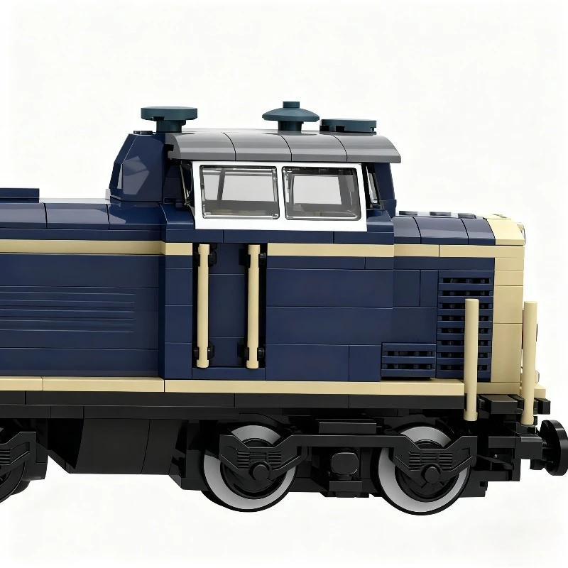472 قطعة نموذج قطار الشحن الألماني - مجموعة بناء قاطرة البضائع MOC للمراهقين والكبار، هدية جامعي #4
