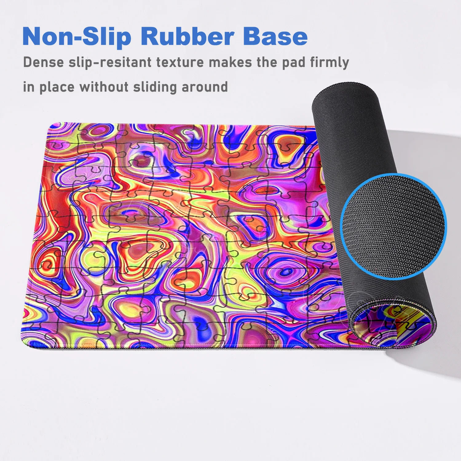 New HD Printing Strata Liquid Mousepad Large Gaming Keyboard Extended Pads Grid Pattern Laptop Game Mouse Pad PC Cabinet Deskmat