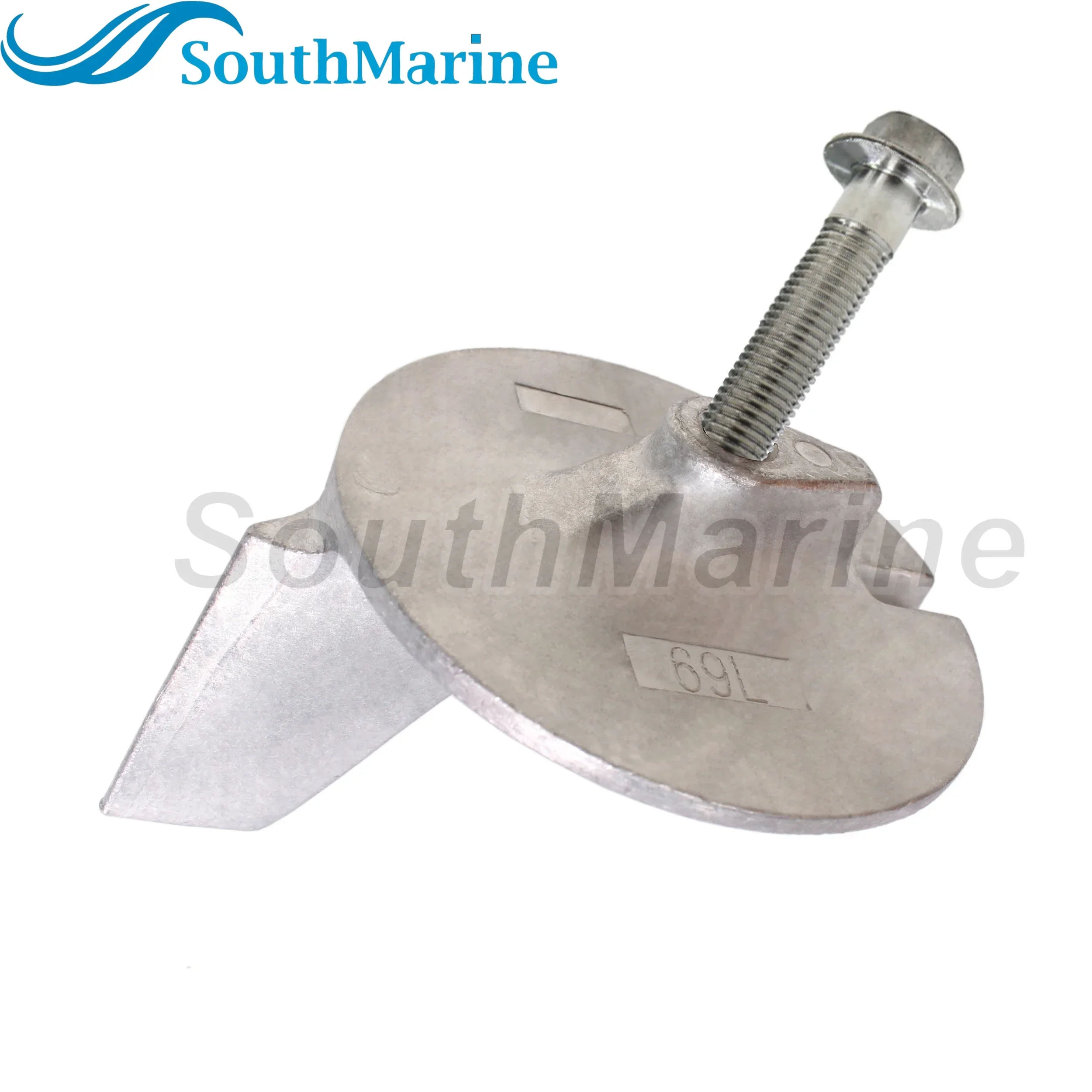 Motor 69L-45371-00 18-6122Z Trim Tab Anode for Yamaha Boat Engine 200HP 225HP 250HP 300HP Outboard