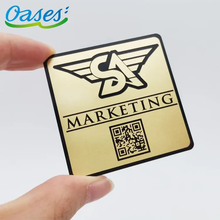 Customized query New Arrival Customized Credit Card Size Laser Engraving Luxury Shiny Metal Authenticity Warranty Card With Whit