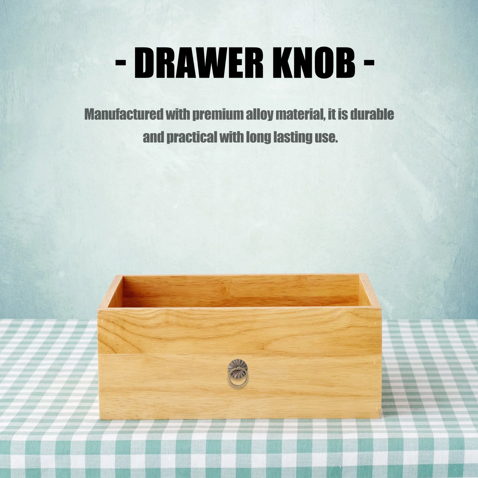 

80pcs Mini Pull H for Small Drawers Alloy Durable Replacement Knob Gift Box Cabinet Jewelry Box Smooth Edges Sturdy Long Use