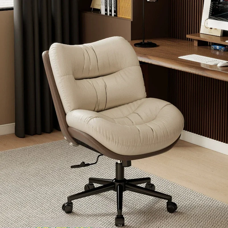 Armless Rolling Office Chair Ergonomic Swivel Salon Lounge Office Chair Computer Comfortable Cadeira De Escritorio Furniture