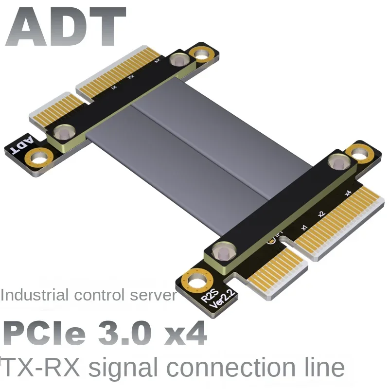 

ADT 3,0 Удлинительный кабель x4 штекер-гнездо Pcie импульсный кабель для сигнала Gen3 полная скорость