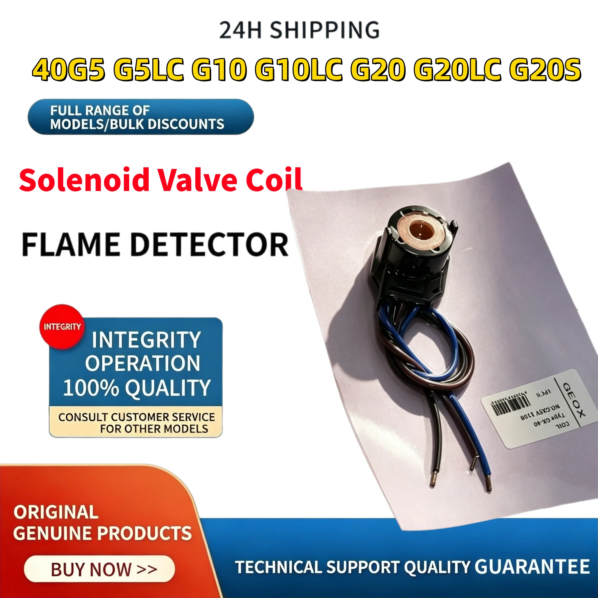 

Oil Burner Solenoid Coil 40G Series 40G5 G10 G20 G20S Industrial Boiler Combustion System Spare Parts 24h Fast Shipping