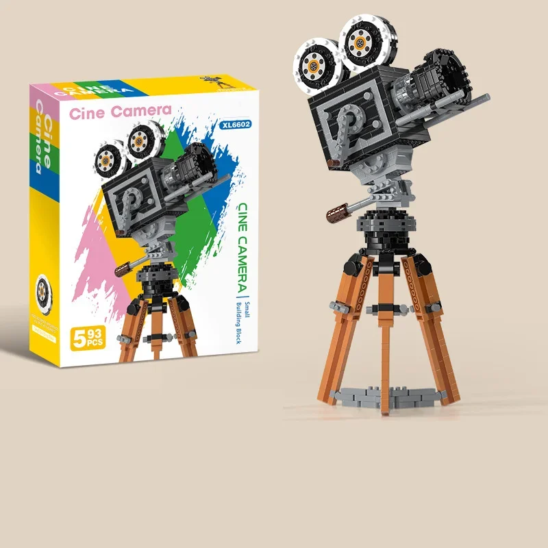 Kit de Construction de caméra rétro, ensemble de blocs de Construction de modèles de Construction, ensemble de Construction d'idées cadeaux de collection pour adultes et adolescents