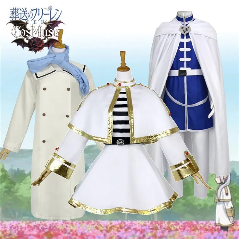 

Frieren Beyond Journey's End Cosplay Costume Anime Magician Dress Elf Ear Halloween Party Charistmas for Women Girls