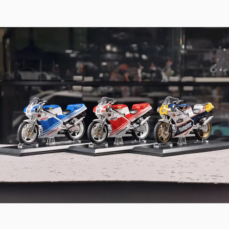 Diecast 1/12 Scale Honda NSR 250R SP R4 Rothmans MC18 Model Car Honda Motorcycle Alloy Car Mode Boy Gift Toys