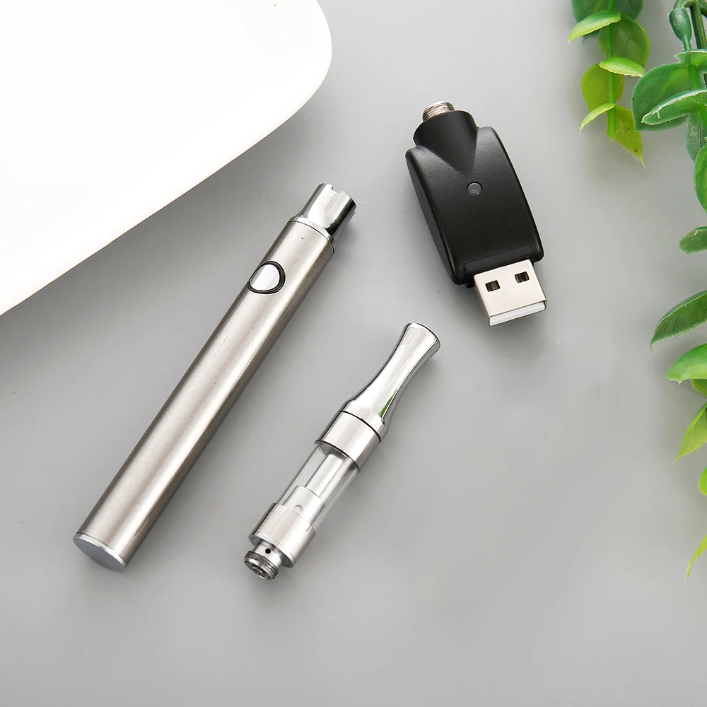 Cigarrillo electrónico de precalentamiento de hilo 510, batería de 350mAh, CBD, CBD, núcleo de cerámica, cigarrillo electrónico, Evod