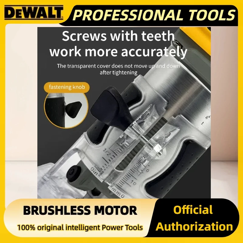เครื่องตัดแต่งไม้ไร้สาย Dewalt Brushless 33000RPM เครื่องกัดไม้ เครื่องแกะสลัก เครื่องเซาะร่อง