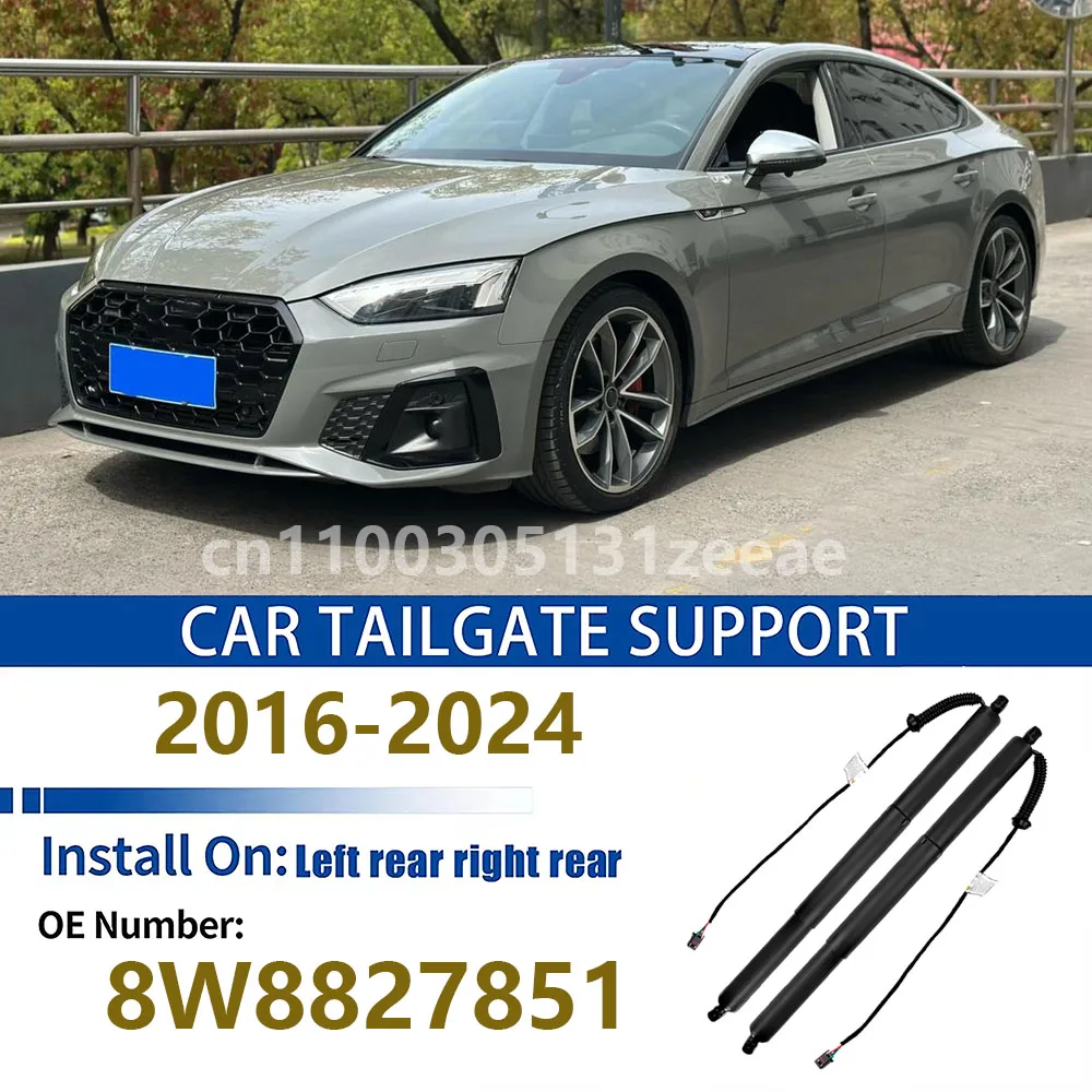 

For Audi A5 Sportback 2016-2024 Tailgate Support Rod Rear Tailgate Strut Electric Support Struts L And R Suitable 8W8827851