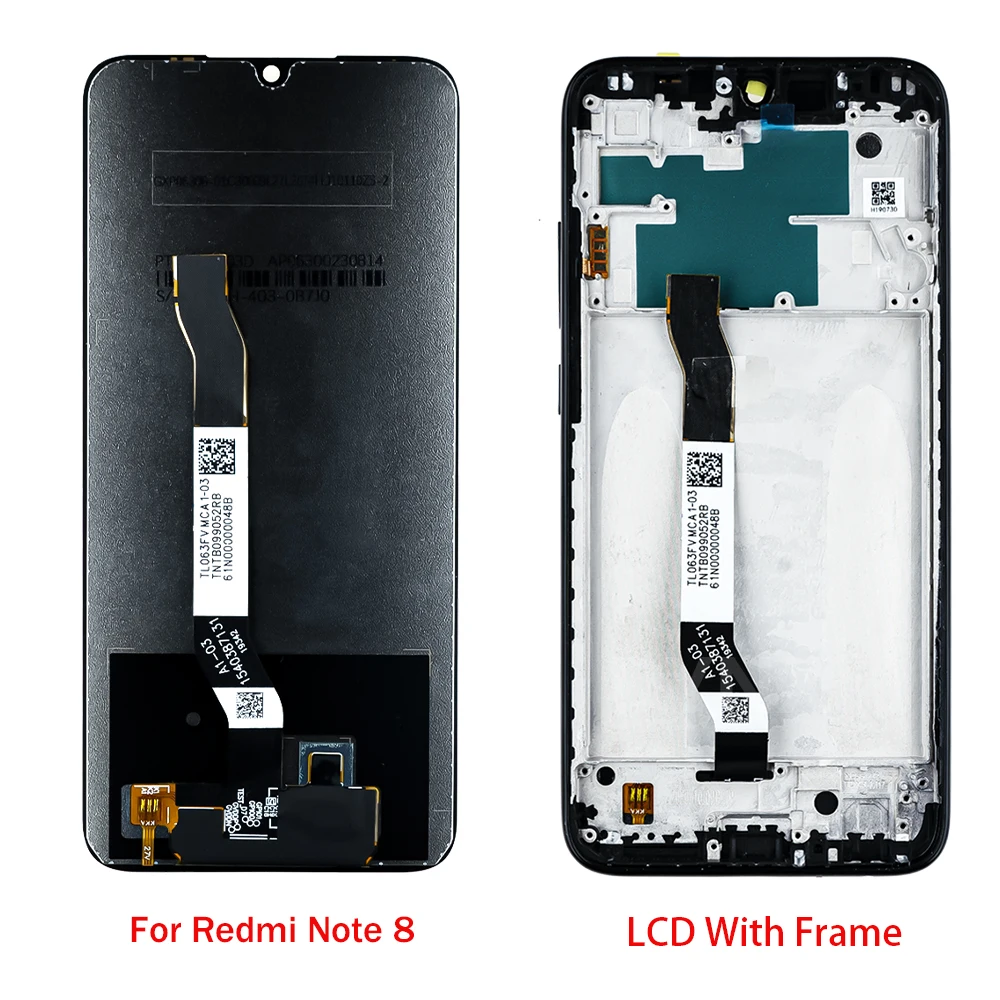 6.3\'\'For Xiaomi Redmi Note 8 For Ori Redmi Note8 M1908C3JH M1908C3JG LCD Display Touch Screen Digitizer Assembly Replacement