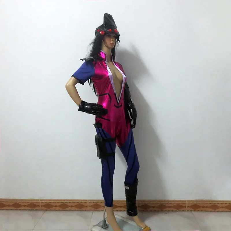 OW Amelie Lacroix Widowmaker حفلة عيد الميلاد والهالوين الزي الرسمي تأثيري حلي تخصيص أي حجم