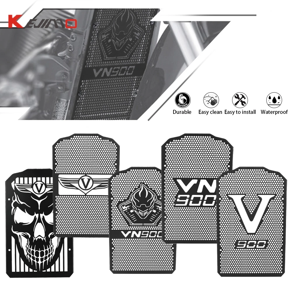 Motorcycle Parts For KAWASAKI Vulcan 900 VN900 Classic LT Custom 2006-2024 2023 2022 Radiator Bezel Grille Guard Protector Cover