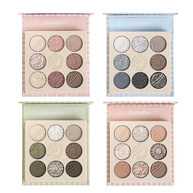 Cheerflor Angel Sculpting Eyeshadow Palette Earthy Tones Vintage Natural Matte Highlight Make-up EyeShadows