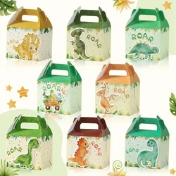 Dinosaur Animal Candy Boxes Dinosaur Birthday Party Decoration Kids Gift Packaging Box Baby Shower Decor Supplies Box Bag