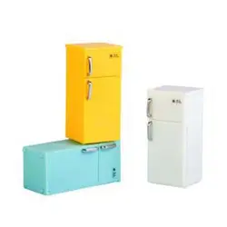 Model Crafts Fridge  Model  House Decoration Simulation Refrigerator Dollhouse Accessories Dollhouse