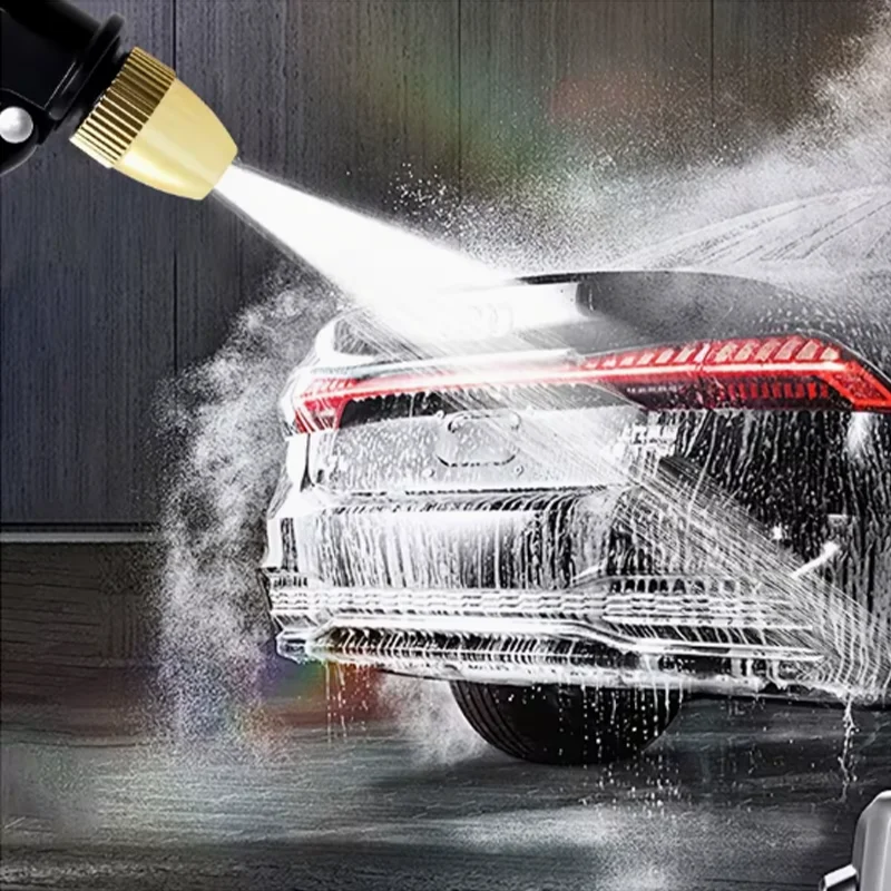 Portable Adjustable High Pressure Water Gun, Pressure Boost Hose Nozzle for Car Wash, Wall & Garden Use view 4