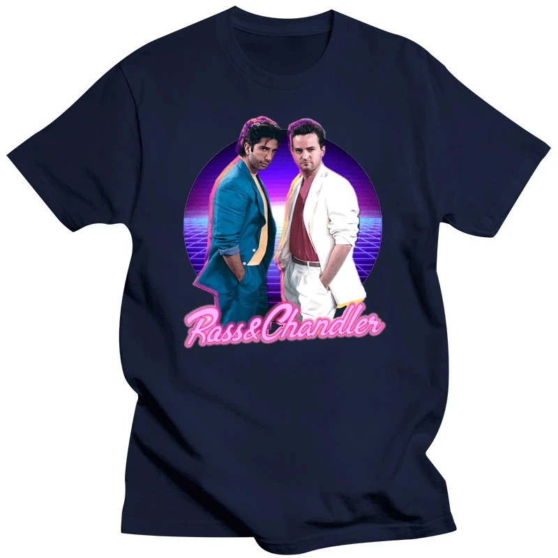 Men tshirt Ross & Chandler   Friends   T Shirt women T-Shirt tees top