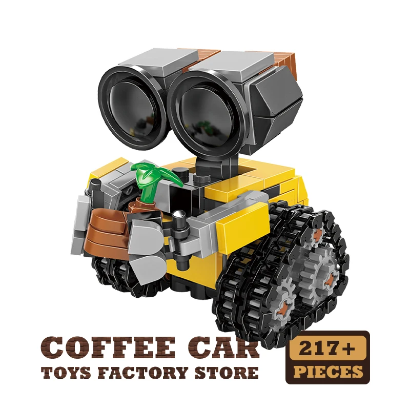 Raum Mini Roboter MOC Bausteine Spielzeug 217Pcs Verfolgt Bot Modell Klassische Film Sci-Fi Blöcke Puppen Kinder Erwachsene weihnachten Geschenke