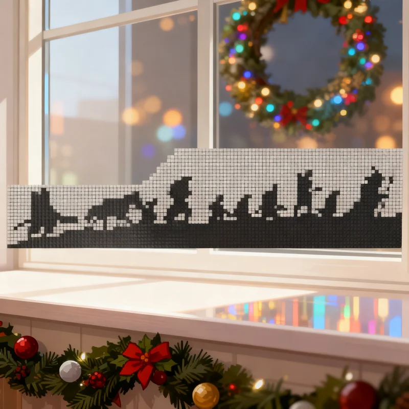 

3599pcs MOC LOTR Fellowship Of The Sculptures Mosaic Model Building Blocks DIY Gift Creative Collectible Display Decor Premium