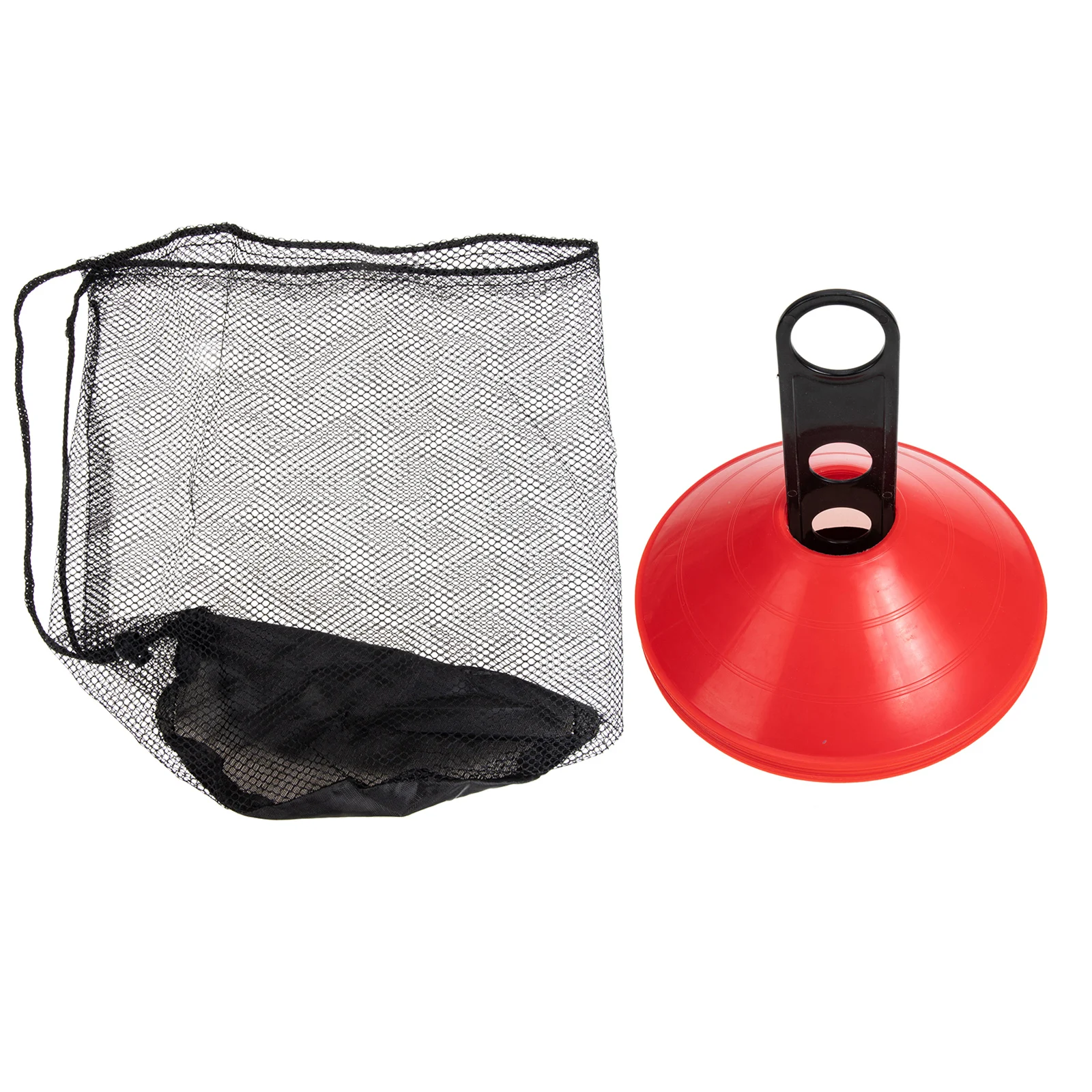 

Football Training Sign Plate Soccer Cones Agility Equipment Portable Practice Child Lightweight Durable PE ABS Mesh Bright Color