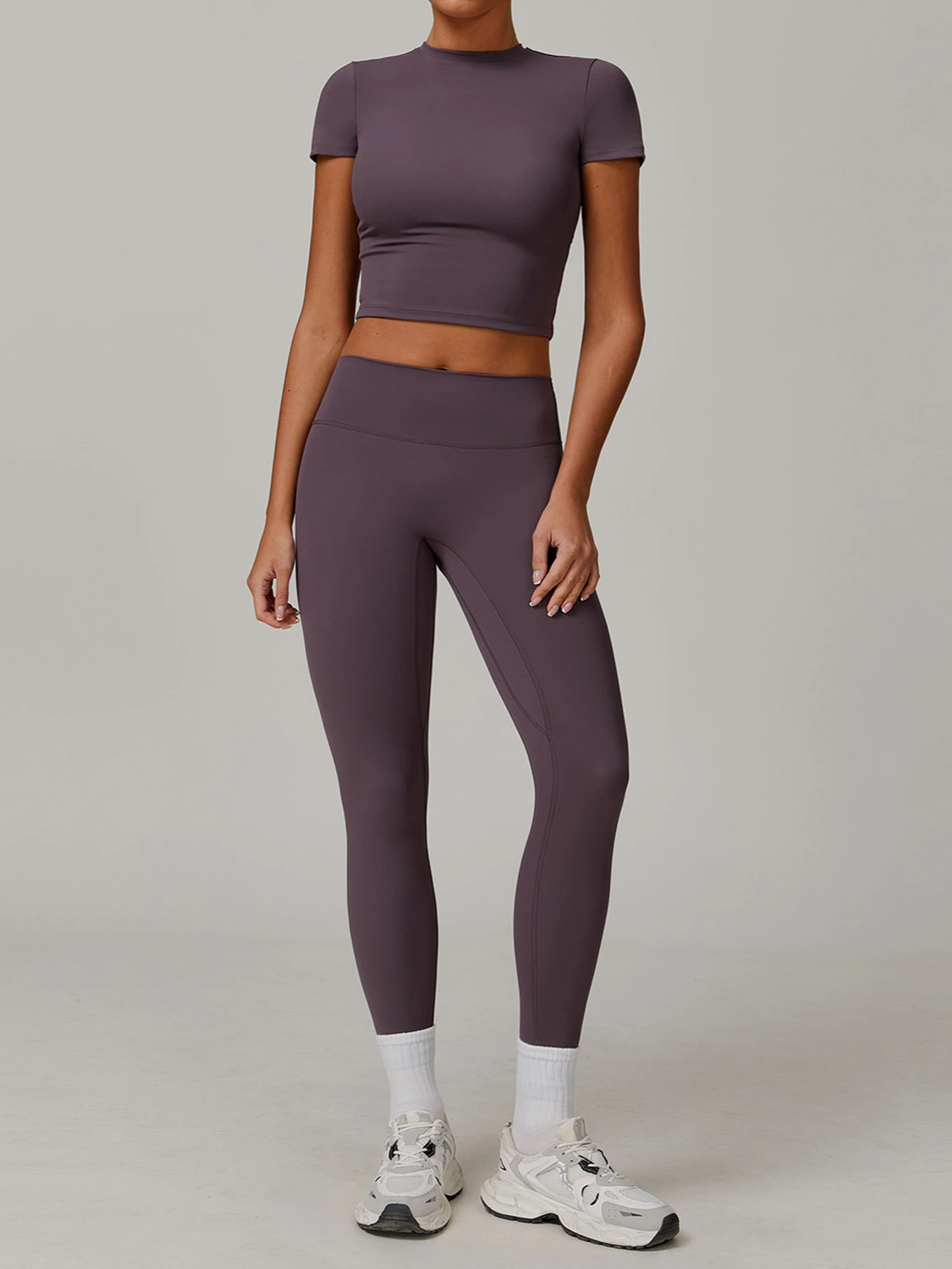 Женский комплект для йоги, матовый, мягкий, с высокой талией, однотонный, для тренировок, спортивная одежда для бега в тренажерном зале, удобная одежда для фитнеса, подтяжка ягодиц