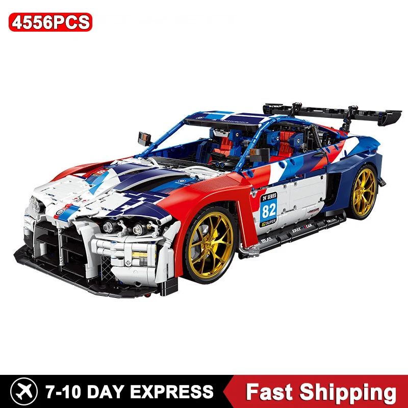 

IN STOCK JD040 MOC Technical 1:8 Sports Car M4 Building Blocks Bricks Assembling Model Toys for Boys Best Christmas Gift Set