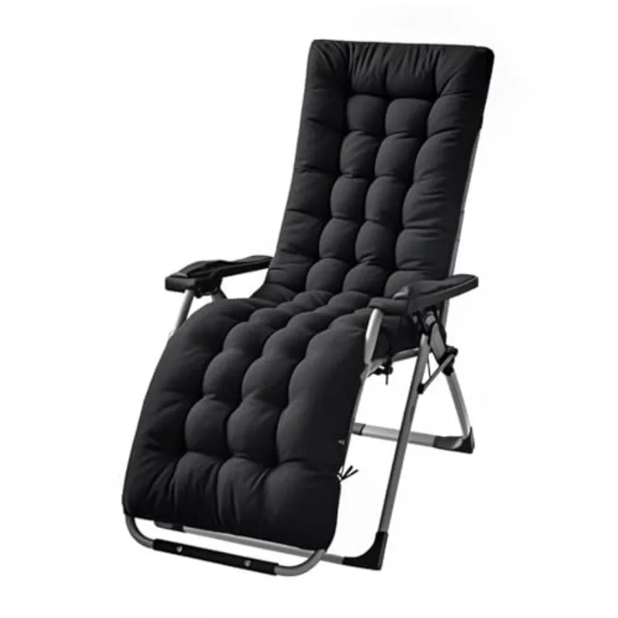 

Lounge Chair Cushion for Outdoor Furniture Zero Gravity Chair Cushion Replacement, Oversized Waterproof Patio Cushion for Chais
