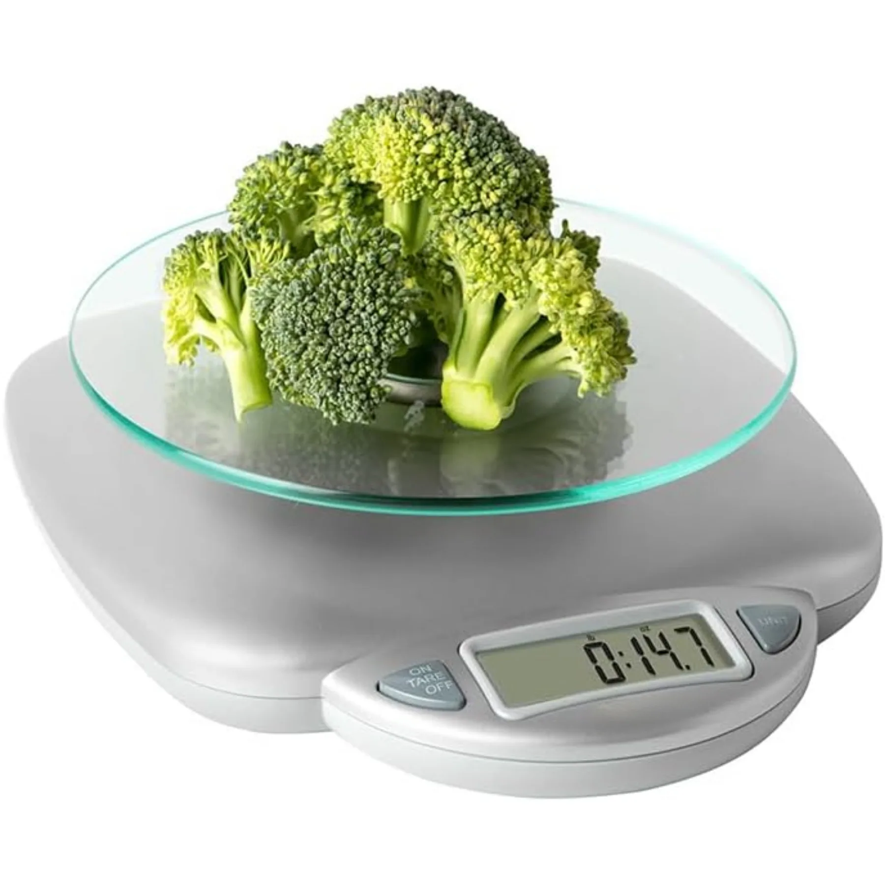 Цифровые стеклянные кухонные весы емкостью 11 фунтов с ЖК-дисплеем, весом в граммах и унциях для выпечки, приготовления пищи и приготовления еды