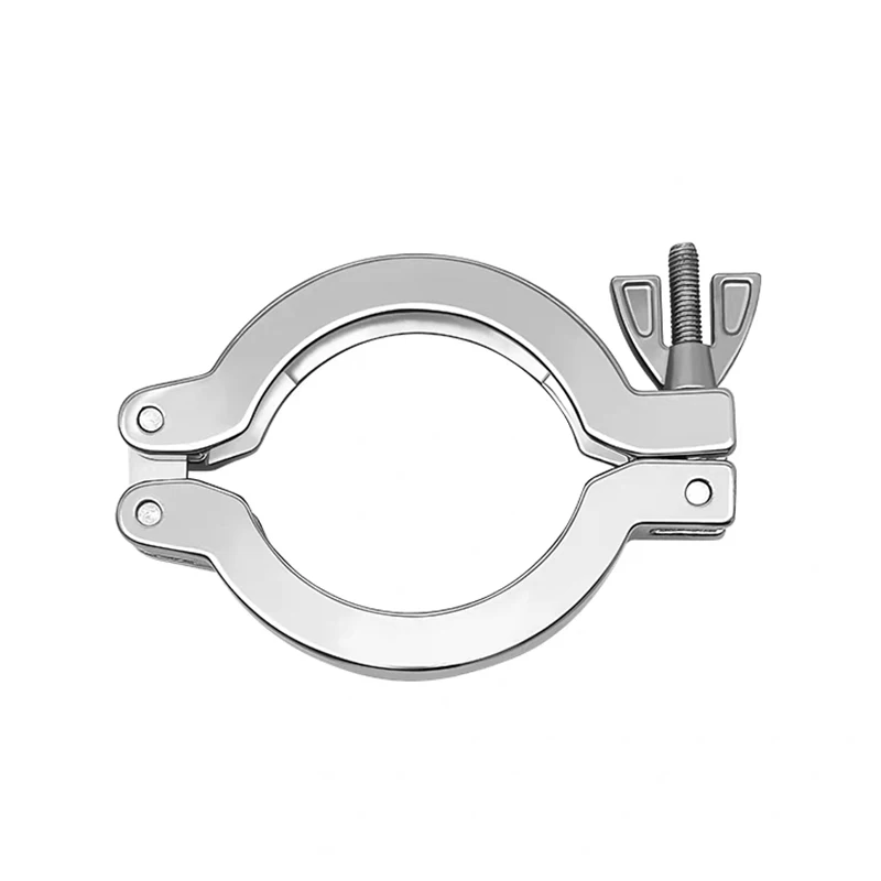 KF16 KF25 KF40 KF50 SS304 Stainless Steel Vacuum Clamp fitting Connection with Centering Bracket & Fluorine O-Ring