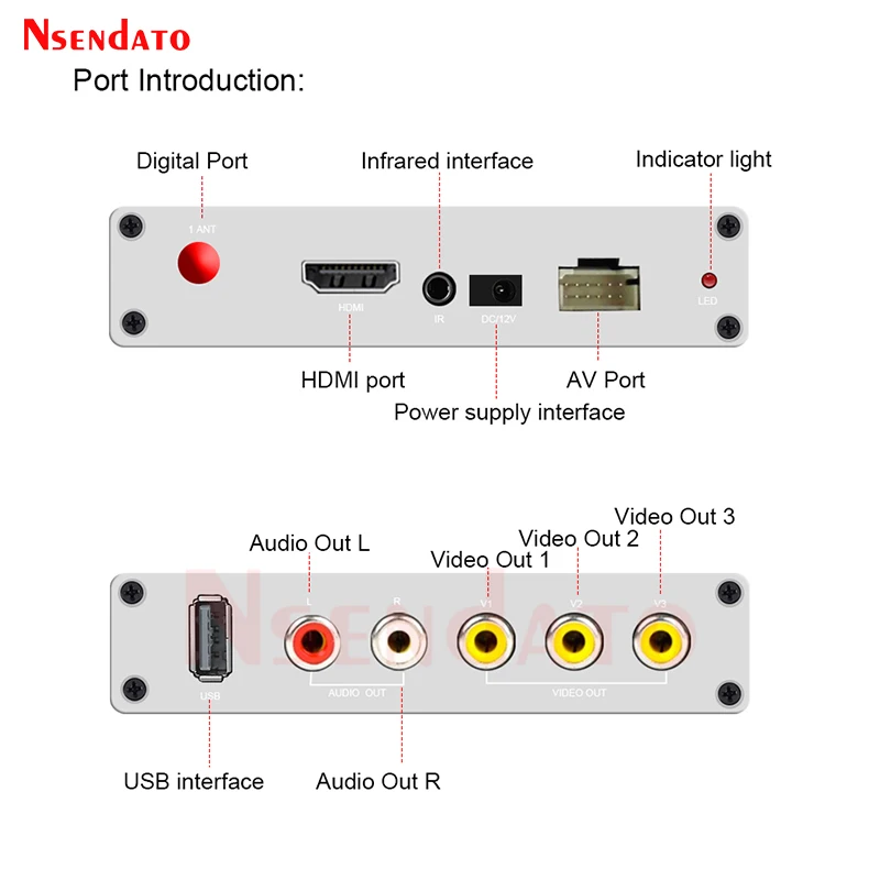 Imagem -05 - Carro Digital Dvb-t2 Receptor de tv com Antena Sintonizador de tv Sintonizadores Stick Mpeg4 para a Rússia e Europa Móvel Dvb t2