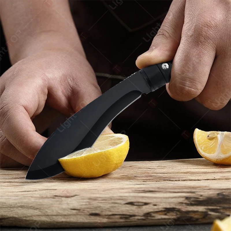 Stainless Steel Kitchen Knife Household Vegetable Fruit Knife Meat Cleaver Forged Knife Boning Knife Barbecue Meat Cooking Knife