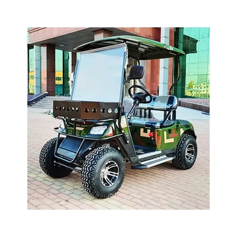 High Speed 50km/h Electric Shuttle Bus 90km Range 3-4 Seats CE Certified Compact Passenger Vehicle for Hotel Resort Transport