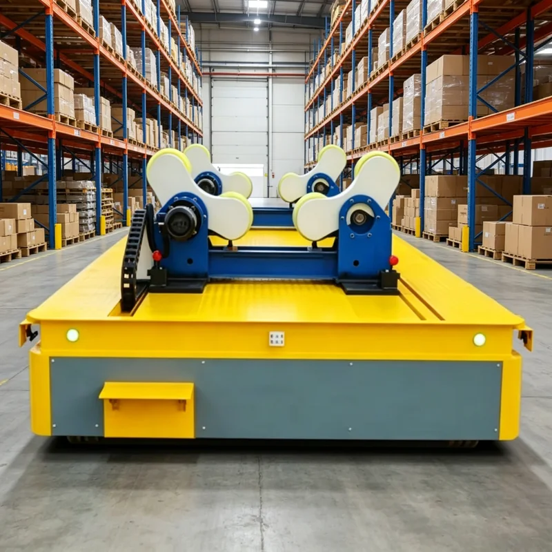 New 30Ton Heavy Duty Electric Cargo Trolley Jack Remote Control Iron PU Wheels for Hotels & Manufacturing Plant