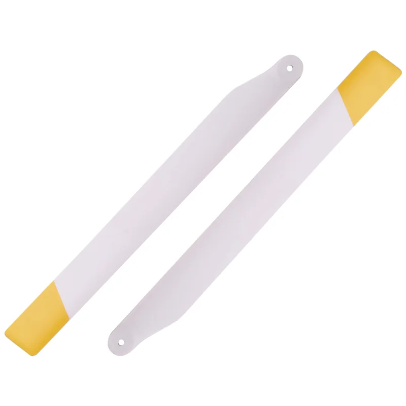 1Pair RC Helicopter Upgrade C138 Rotor Wing Set For RC ERA C138 Bell 206 1:33 RC Helicopter Parts Yellow