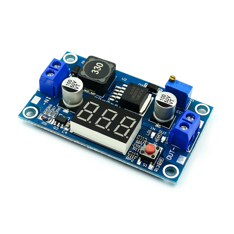 Módulo de reforço A32T-2X XL6009 4A DC-DC 4,5-32V a 5-35V Módulo de fonte de alimentação ajustável Módulo de reforço de baixa ondulação