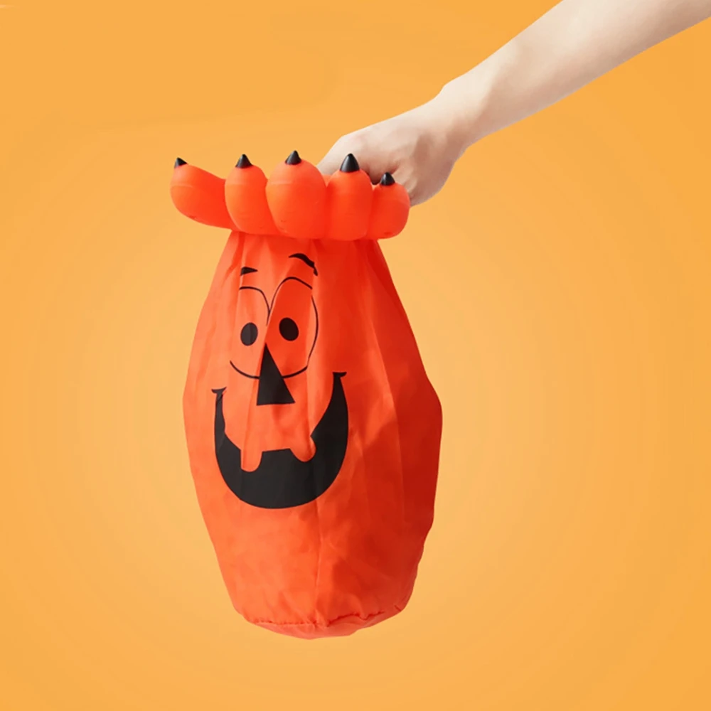 

OFSS-Halloween Trick Or Treat Bag Creative Hand Palm Shaped Candy Bag Halloween Children Candy Props Halloween Party Decor