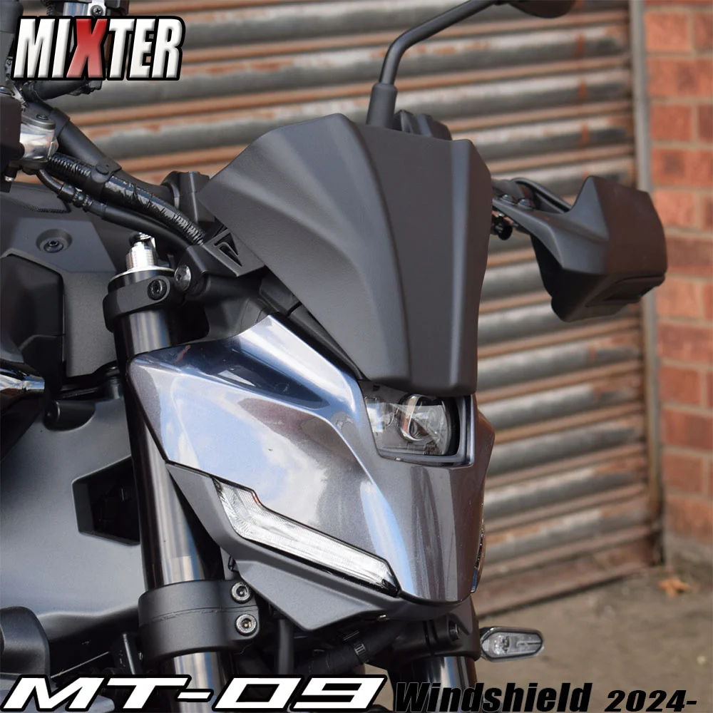 NEW For YAMAHA MT-09 2024 2025 MT09 SP 24-25 Y-AMT Motorcycle Matt Black Sports Frontal Plate WindScreen Windshield Deflector