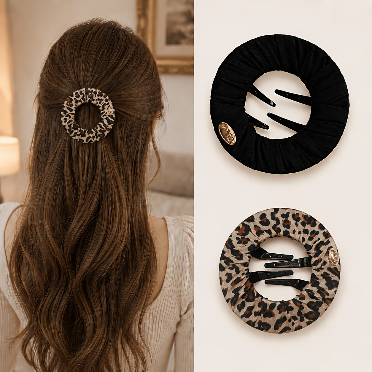 Hair Bundles - Mini Invisible Round Flat Hair Claw